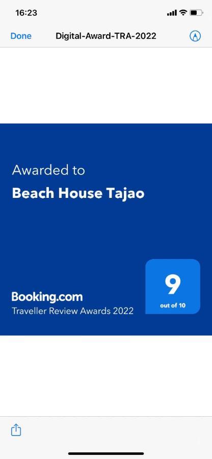 Beach House Tajao La Jaca Экстерьер фото